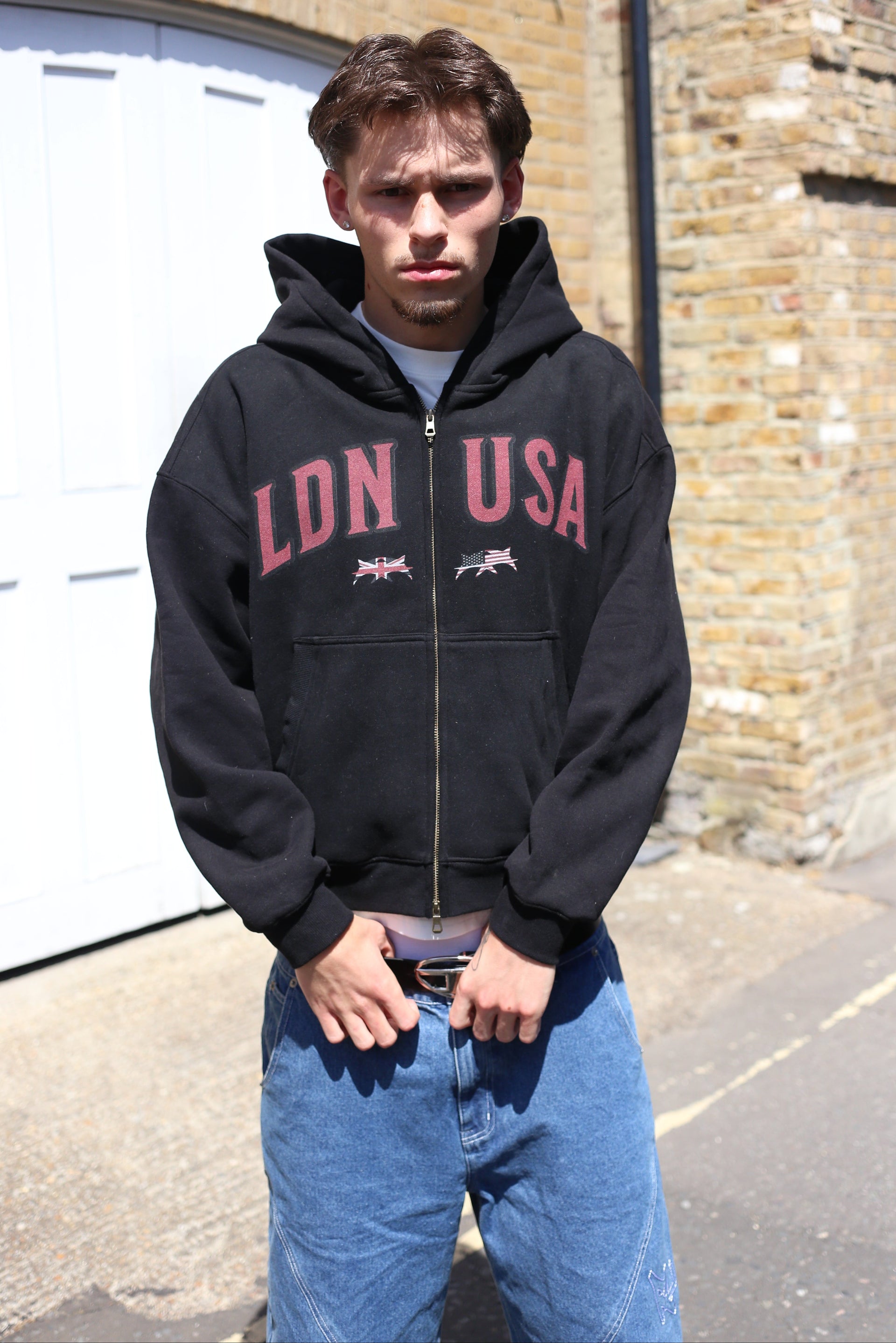 LDNxUSA BOXY ZIPUP