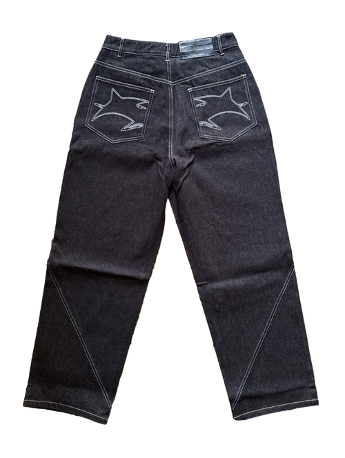 BLACK RAW DENIM V1