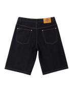 SCRIPT DENIM JORTS V8