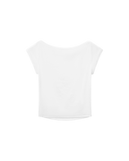 GIRLS WIDE NECK BABY TEE V8