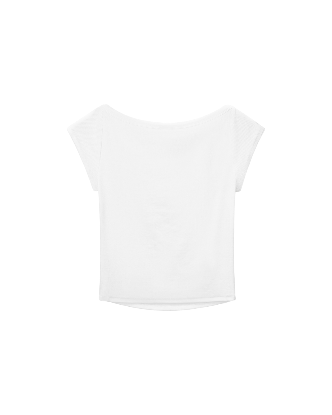 GIRLS WIDE NECK BABY TEE V8